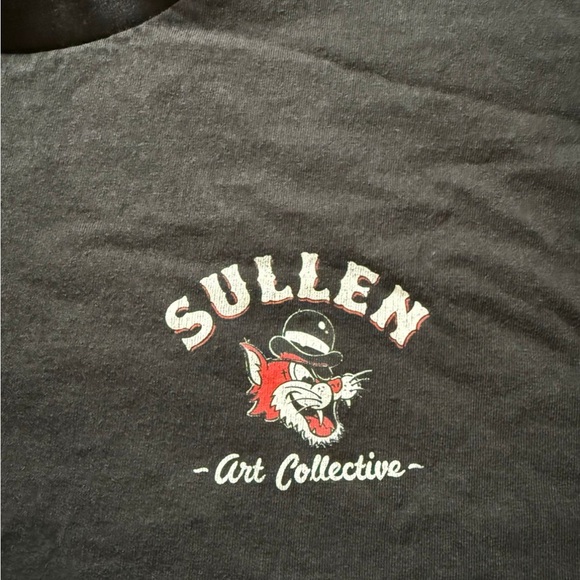 Sullen Art Collective Men's Short Sleeve Graphic Tee - Black & Red - Picture 3 of 8